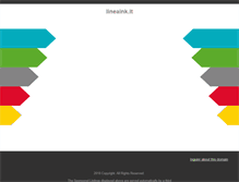 Tablet Screenshot of lineaink.it
